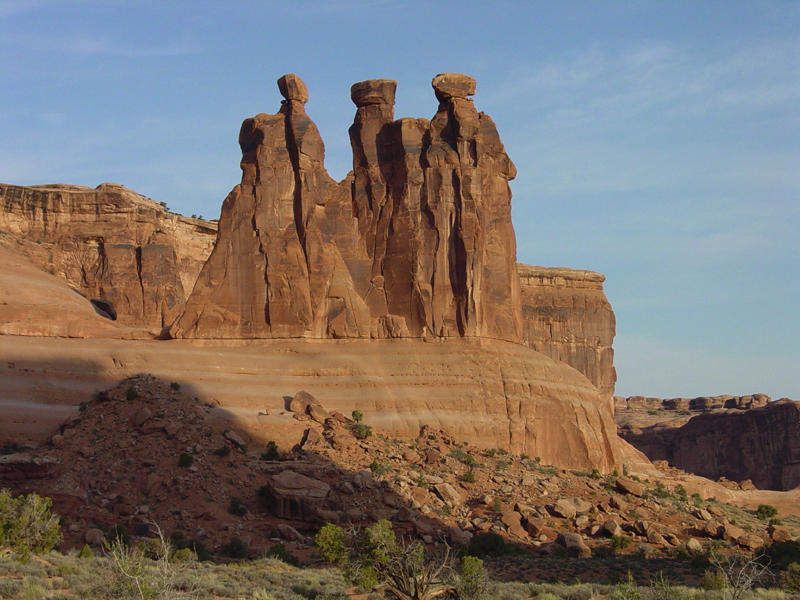 Three Gossips, Arches National Park U.S. Geological Survey